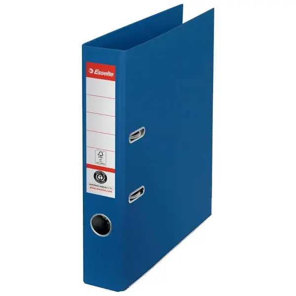 Biblioraft A4 carton reciclat 5 cm/7.5 cm diverse culori Esselte No.1 Power Recycled Biblioraft A4 carton reciclat 5 cm/7.5 cm diverse culori Esselte No.1 Power Recycled 5 cm albastru