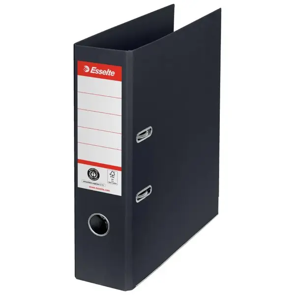 Biblioraft A4 carton reciclat 5 cm/7.5 cm diverse culori Esselte No.1 Power Recycled Biblioraft A4 carton reciclat 5 cm/7.5 cm diverse culori Esselte No.1 Power Recycled 7.5 cm negru