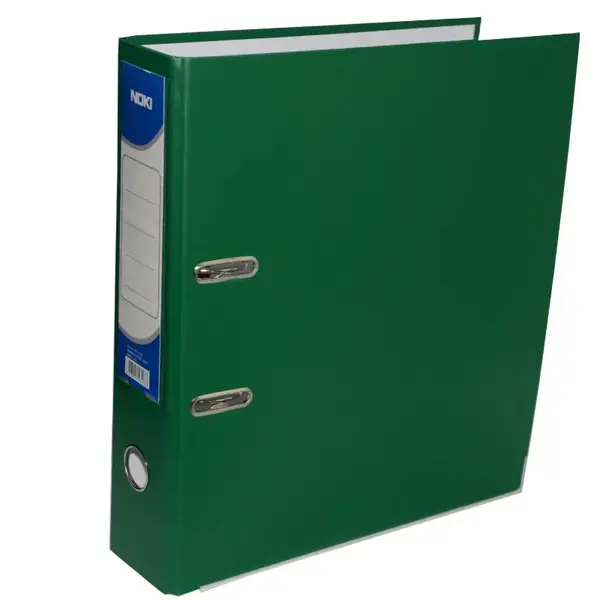 Biblioraft A4 plastifiat PP 5.5 cm / 7.5 cm diverse culori Noki Biblioraft A4 plastifiat PP 5.5 cm / 7.5 cm diverse culori Noki Verde 7.5 cm