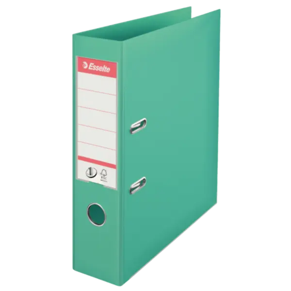 Biblioraft A4 plastifiat PP 5 cm/ 7.5 cm diverse culori Esselte No.1 Power Biblioraft A4 plastifiat PP 5 cm/ 7.5 cm diverse culori Esselte No.1 Power 7.5 cm menta