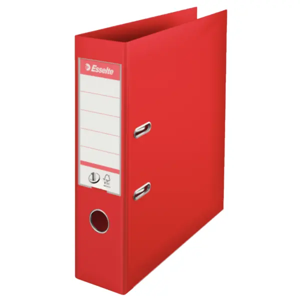Biblioraft A4 plastifiat PP 5 cm/ 7.5 cm diverse culori Esselte No.1 Power Biblioraft A4 plastifiat PP 5 cm/ 7.5 cm diverse culori Esselte No.1 Power 7.5 cm rosu