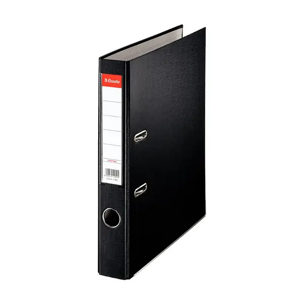 Biblioraft A4 plastifiat PP 5 cm/ 7.5 cm diverse culori Esselte Economy Biblioraft A4 plastifiat PP 5 cm/ 7.5 cm diverse culori Esselte Economy 5 cm negru