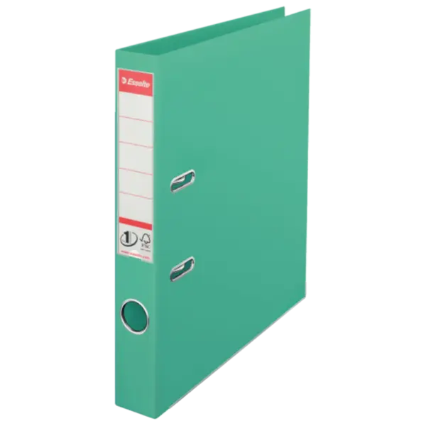 Biblioraft A4 plastifiat PP 5 cm/ 7.5 cm diverse culori Esselte No.1 Power Biblioraft A4 plastifiat PP 5 cm/ 7.5 cm diverse culori Esselte No.1 Power 5 cm menta