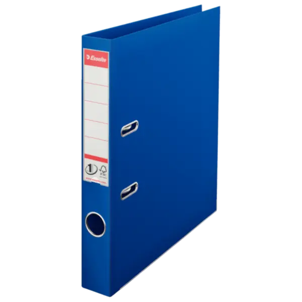Biblioraft A4 plastifiat PP 5 cm/ 7.5 cm diverse culori Esselte No.1 Power Biblioraft A4 plastifiat PP 5 cm/ 7.5 cm diverse culori Esselte No.1 Power 5 cm albastru