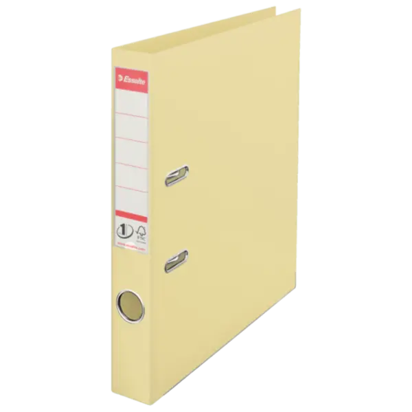Biblioraft A4 plastifiat PP 5 cm/ 7.5 cm diverse culori Esselte No.1 Power Biblioraft A4 plastifiat PP 5 cm/ 7.5 cm diverse culori Esselte No.1 Power 5 cm crem