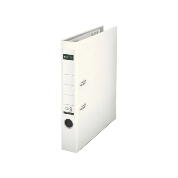 Biblioraft A4 plastifiat PP 5 cm/ 8 cm diverse culori Leitz 180° Biblioraft A4 plastifiat PP 5 cm/ 8 cm diverse culori Leitz 180° 5 cm alb