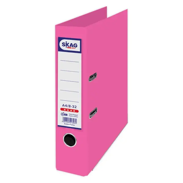 Biblioraft A4 plastifiat PP 5 cm/ 8 cm diverse culori Skag Biblioraft A4 plastifiat PP 5 cm/ 8 cm diverse culori Skag 8 cm roz