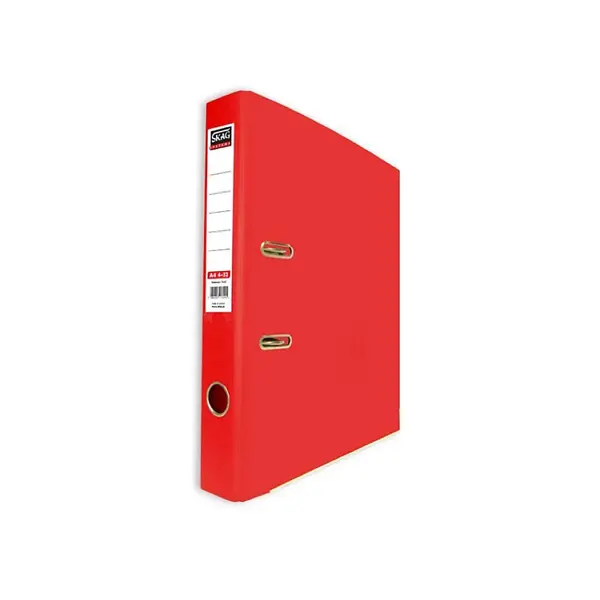 Biblioraft A4 plastifiat PP 5 cm/ 8 cm diverse culori Skag Biblioraft A4 plastifiat PP 5 cm/ 8 cm diverse culori Skag 5 cm rosu