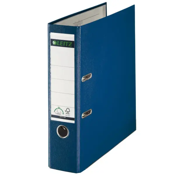 Biblioraft A4 PP 5.2 cm/ 8 cm diverse culori Leitz 180° Biblioraft A4 PP 5.2 cm/ 8 cm diverse culori Leitz 180° 8 cm albastru