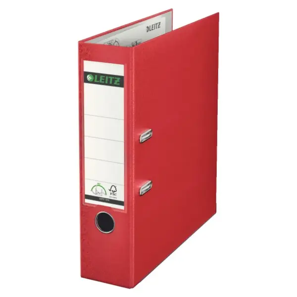 Biblioraft A4 PP 5.2 cm/ 8 cm diverse culori Leitz 180° Biblioraft A4 PP 5.2 cm/ 8 cm diverse culori Leitz 180° 8 cm rosu