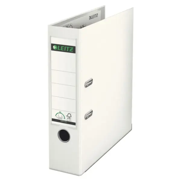 Biblioraft A4 PP 5.2 cm/ 8 cm diverse culori Leitz 180° Biblioraft A4 PP 5.2 cm/ 8 cm diverse culori Leitz 180° 8 cm alb
