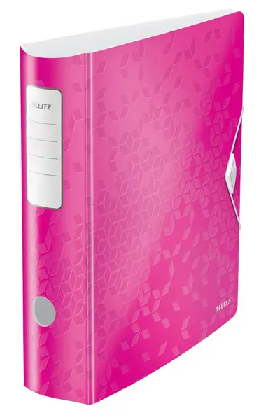 Biblioraft A4 PP diverse culori 6.5 cm/8 cm Leitz Active WOW 180 Biblioraft A4 PP diverse culori 6.5 cm/8 cm Leitz Active WOW 180 8 cm roz metalizat