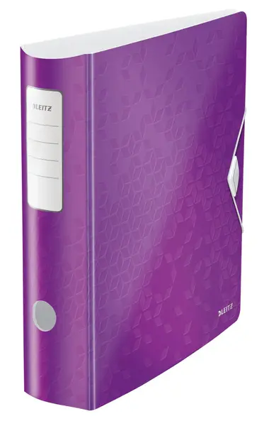 Biblioraft A4 PP diverse culori 6.5 cm/8 cm Leitz Active WOW 180 Biblioraft A4 PP diverse culori 6.5 cm/8 cm Leitz Active WOW 180 8 cm mov metalizat