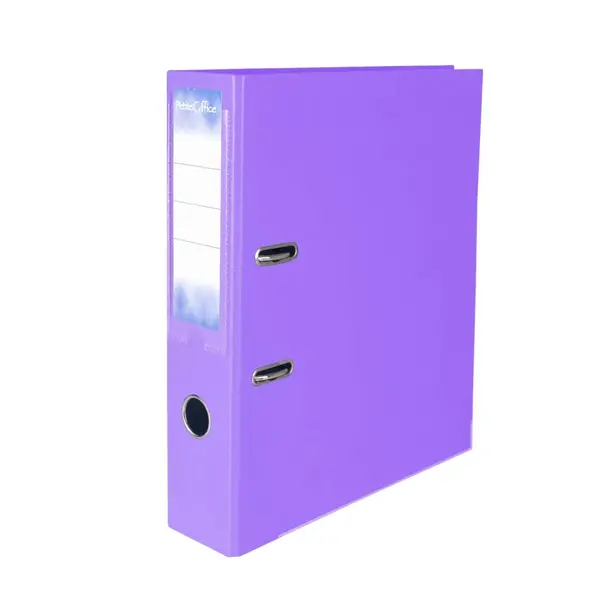 Biblioraft plastifiat PP 75mm mov , biblioraft A4 arhivare documente