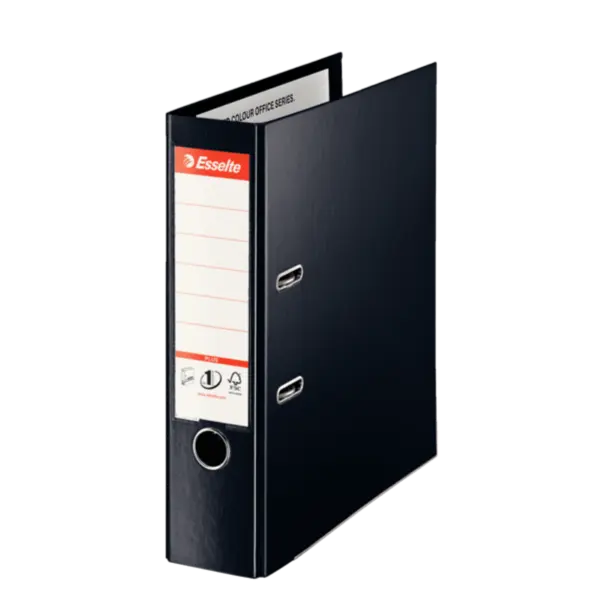 Biblioraft PP A4 8cm Esselte No.1 Power Jumbo Plus VIVIDA Biblioraft Esselte No.1 Power Jumbo Plus VIVIDA PP/PP 80 mm negru