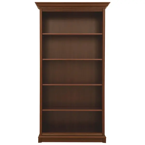 Bibliotecă, 110/204,5/43 cm, castaniu,