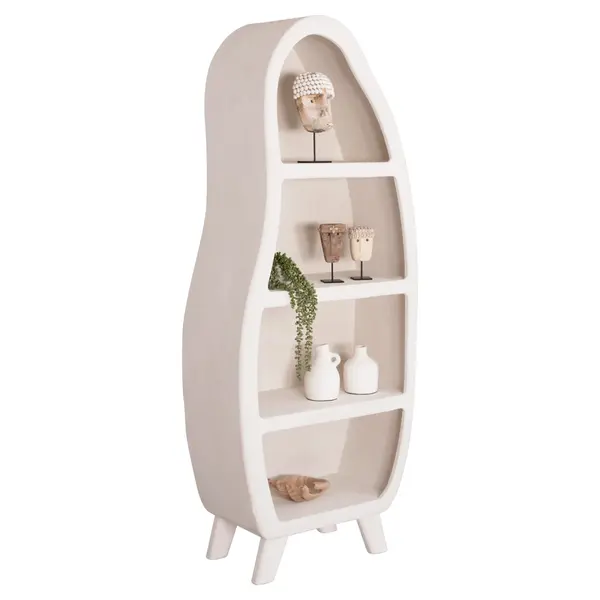 Biblioteca BERTO 80 x 38 x 196 CM - Alb