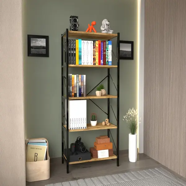 Biblioteca Bimblem, metal, 60x30x150 cm
