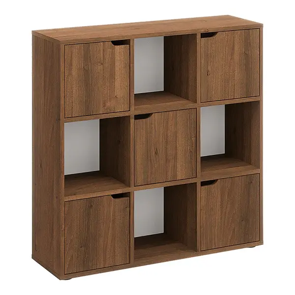 Biblioteca Bookel, Alb, 88x28x89 cm