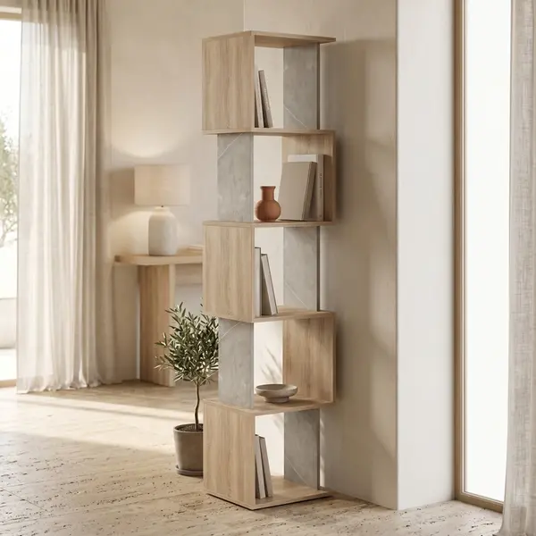 Biblioteca, Cubik, Pako, Gri 35x30x161 cm