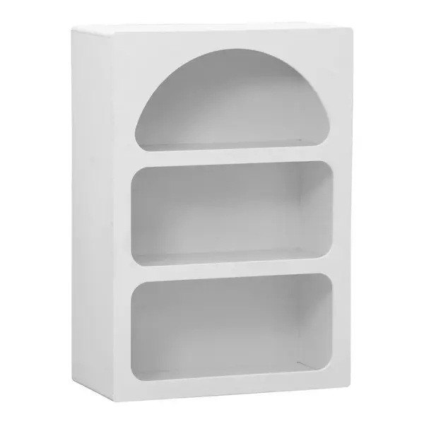 Biblioteca Emersi Alb 70x35x100 cm