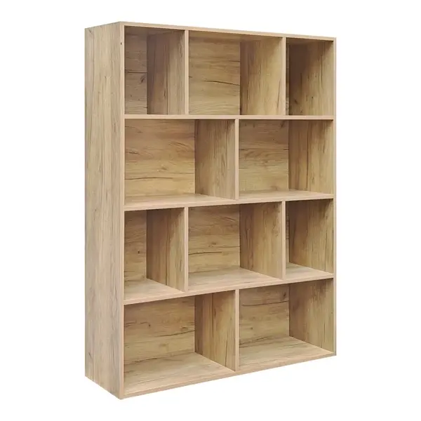 Biblioteca Evergin Natural 100x30x135 cm