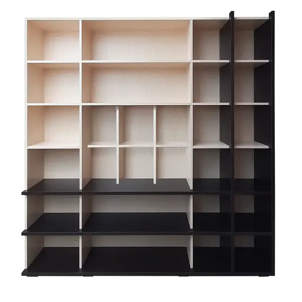Bibliotecă Girona New PAL Wenge/Mesteacan 204x35x216.5 cm Bibliotecă Girona New PAL Wenge/Mesteacan 204x35x216.5 cm