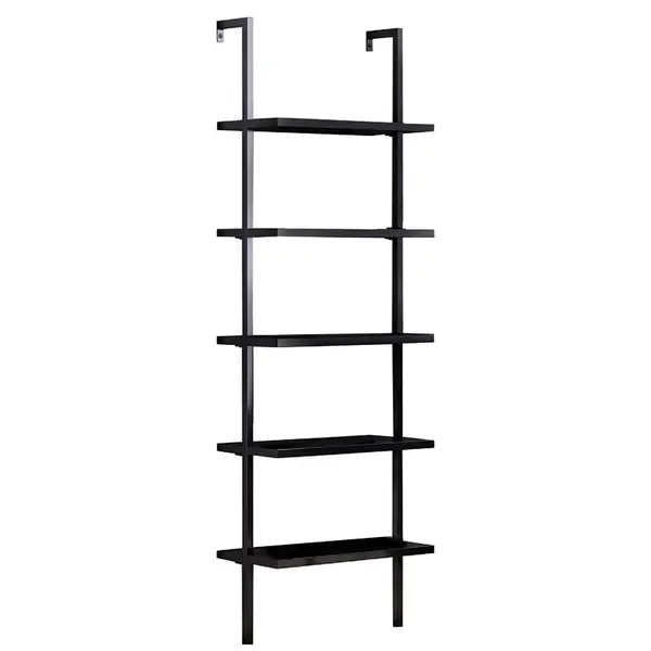 Biblioteca Harris negru 70x22x200cm