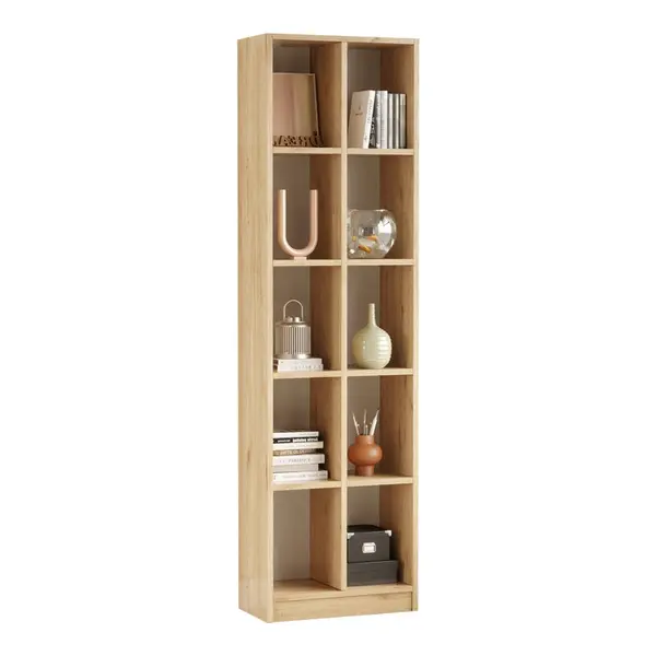 Biblioteca Otec, Pako World, Natural, 51x25x180 cm