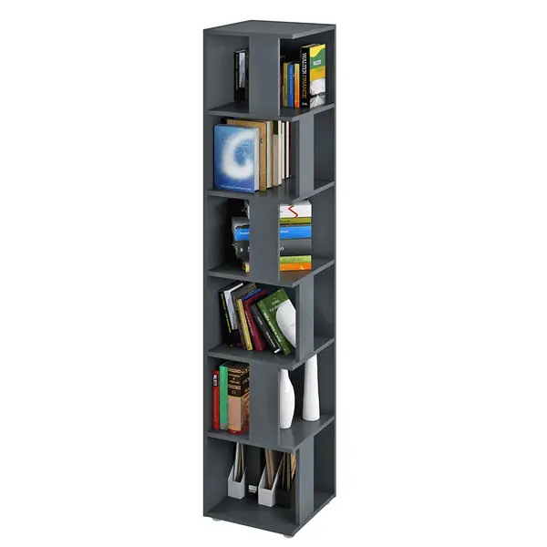 Biblioteca TENAL 38 X 186 CM - Gri inchis