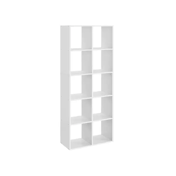 Biblioteca Vasagle Alb 65.5x30x161.5 cm
