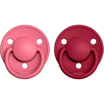 BIBS De Lux Natural Rubber Size 1: 0+ months suzetă