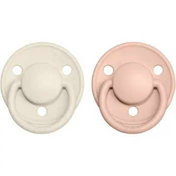 BIBS De Lux Natural Rubber Size 1: 0+ months suzetă