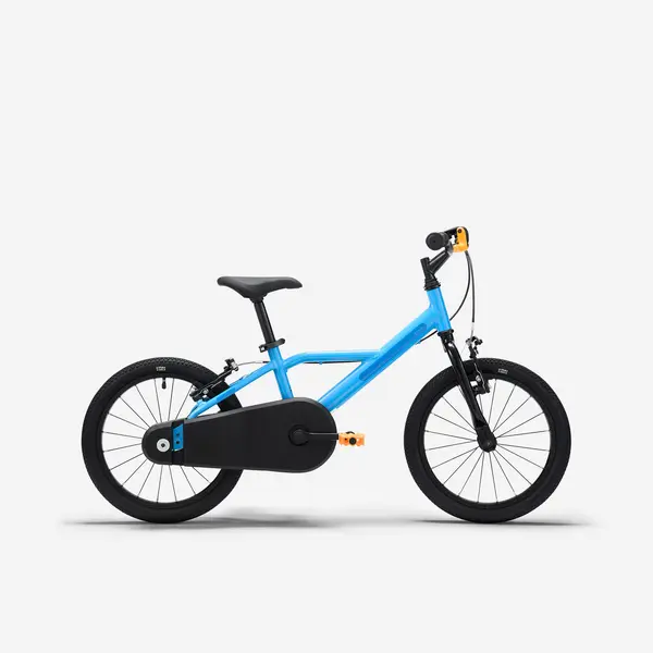 Bicicletă 16 inch 4-6 ani DISCOVER 500 Albastru Copii