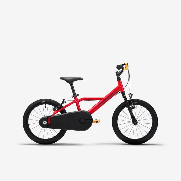 Bicicletă 16 inch 4-6 ani DISCOVER 500 Roșu Copii
