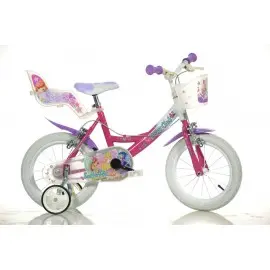 Bicicleta copii 3-5 ani, 14 inch, Winx, Dino Bikes DB144R WX7
