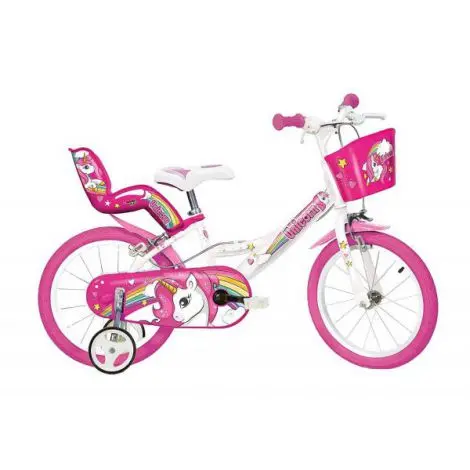 Bicicleta copii 4-6 ani, 16 inch, Unicorn, Dino Bikes DB164RUN
