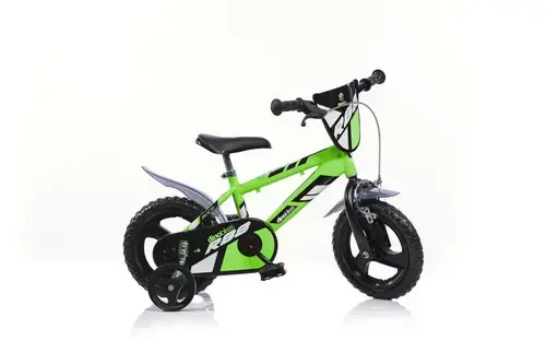 Bicicleta copii Dino Bikes R88, roti 12inch (Verde)