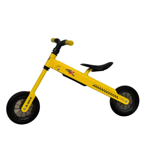 Bicicleta copii fara pedale Balance B-Bike Yellow, cadru pliabil, varsta 2-4 ani, roti din cauciuc