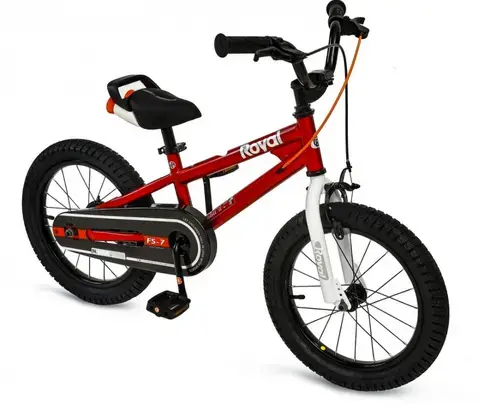 Bicicleta copii Royal Baby Freestyle 7.0 NF, roti 14inch, cadru otel (Rosu)