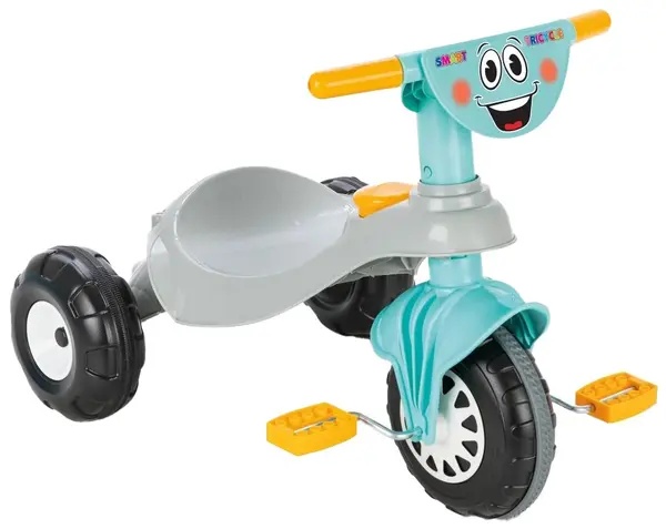 Bicicletă cu pedale pentru copii Pilsan - Smart, gri
