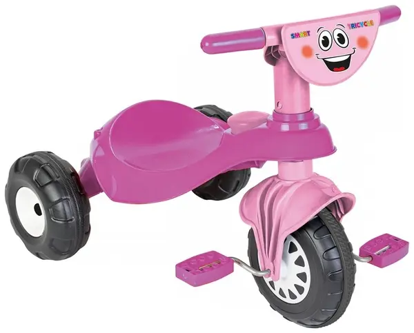 Bicicletă cu pedale pentru copii Pilsan - Smart, roz
