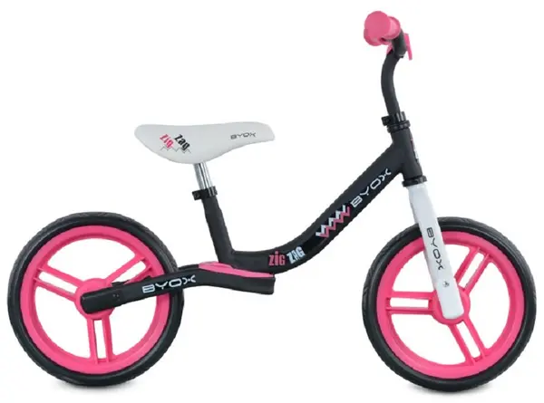 Bicicletă de echilibru Byox - Zig Zag, roz