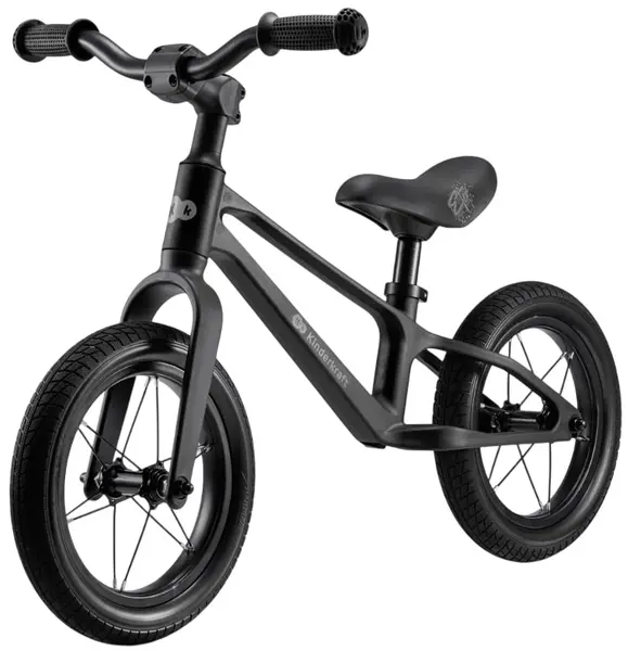 Bicicletă de echilibru KinderKraft - Eter, Black