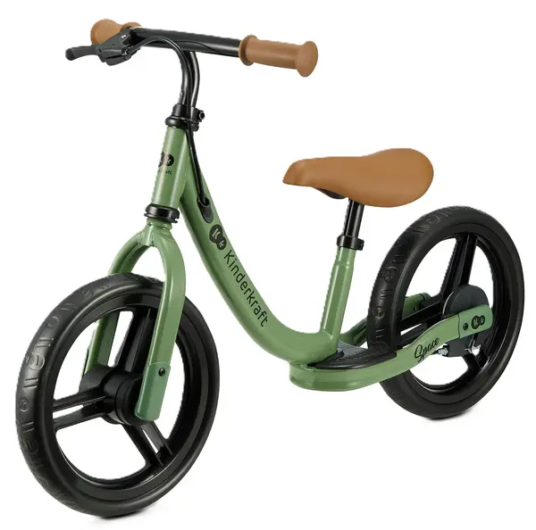 Bicicleta de echilibru KinderKraft - Space, verde