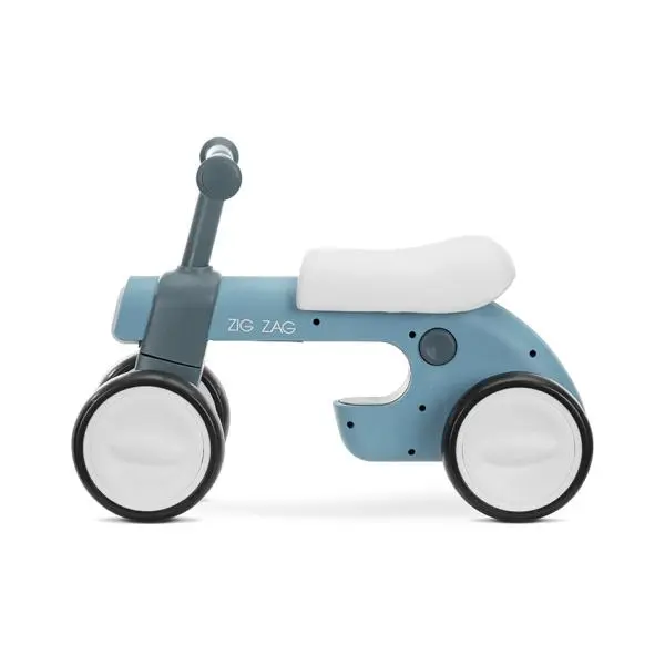 Bicicleta de echilibru Lorelli Zig Zag Blue Petrol 12-36 luni, scaun reglabil 2 pozitii, roti din spuma Eva, lumini si muzica