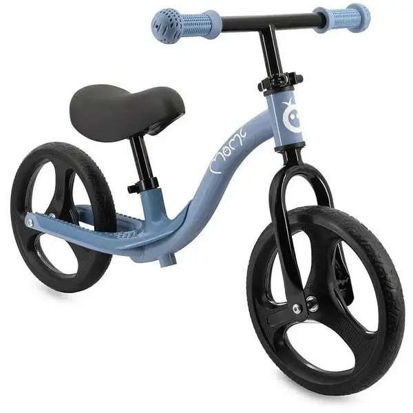 Bicicletă de echilibru MoMi - Isoka, cu lumini LED, albastru