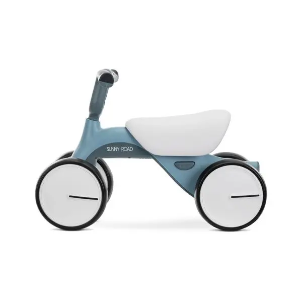 Bicicleta de echilibru pentru copii Lorelli Sunny Road Blue Petrol 12-36 luni, scaun reglabil, lumini si muzica