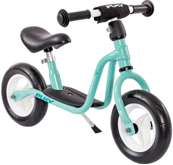 Bicicletă de echilibru Puky - LR M, cu suport pentru picioare, turcoaz