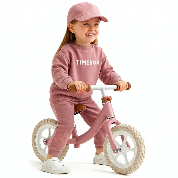 Bicicleta de echilibru Timebox, fara pedale, Roti anti-explozie 12/14 inch, Roz - Default Title
